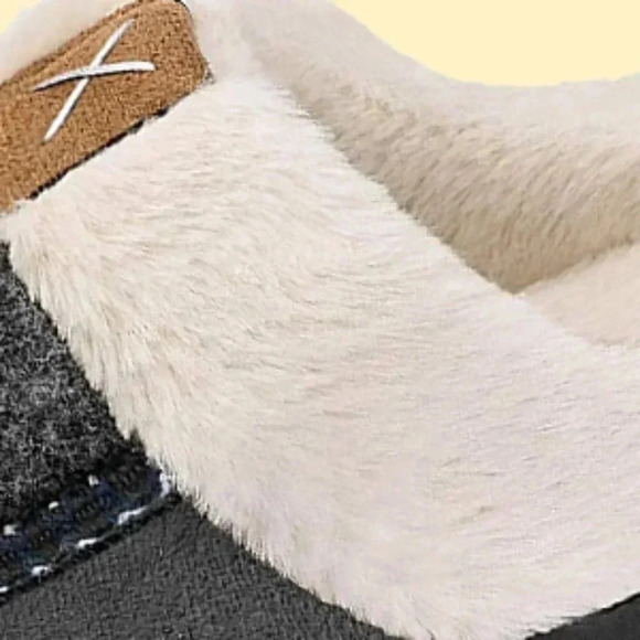 Men\'s Cozy Memory Foam Slippers,Fuzzy Wool-Like Plush Fleece Lined House Slipper main image 12